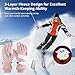 Women's Winter Thermal Touchscreen Gloves, Waterproof Skiing Gloves for Outdoor Activities, 1 Pair