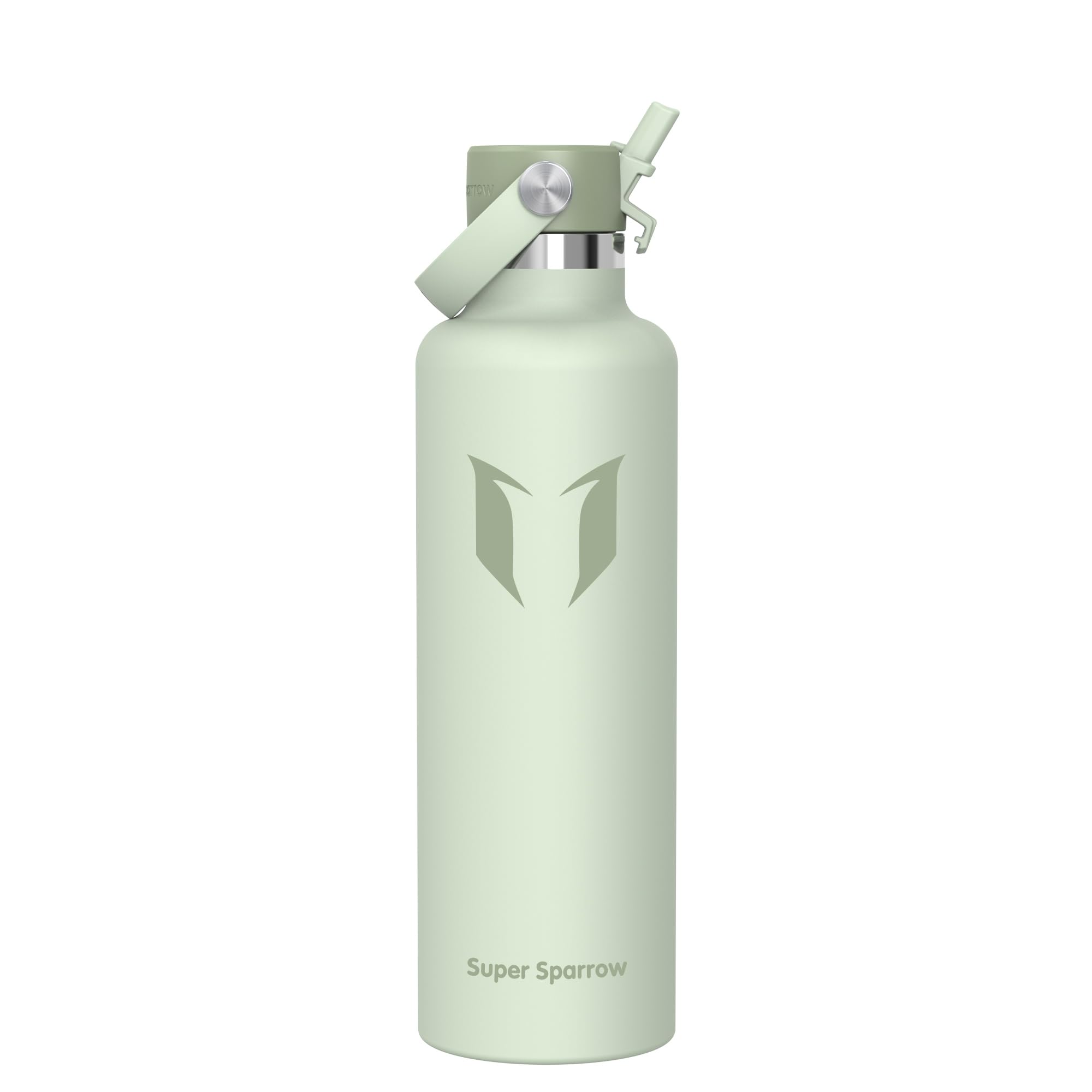 Super Sparrow Borraccia Termica, Acciaio Inox Bottiglia Termica - 350ml, 500ml, 750ml, 1L - Senza BPA Borracce, Borraccia Bambini per Scuola, Sport, Campeggio, Yoga, Palestra, Ciclismo