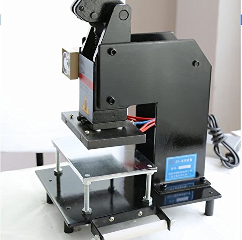 YiFun Trade Manual Hot Stamping Machine 150 x100 mm Leather Embossing Machine LOGO Branding Machine Hot Mark Machine Bronzing Machine 220V