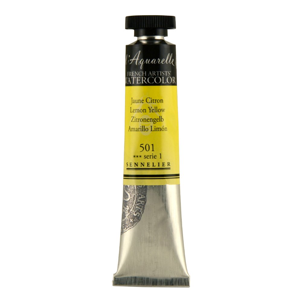 Sennelier Watercolour 21ml Tube S1 - Lemon Yellow (501) — image 1