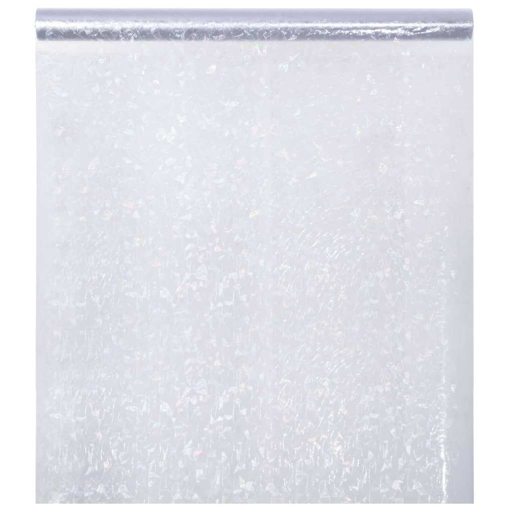 Dekor-Fensterfolie, mattiert, 3D-Regenbogen-Muster, 60 x 500 cm, PVC-Fensterbehandlungen