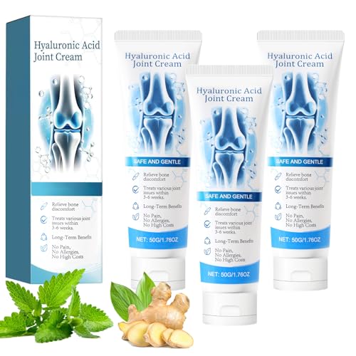 3PCS Herbaflex Joint Cream Arthroheal Hyaluronic Acid Joint Repair Cream Hyaluronic Acid Joint Cream Pain Relief Cream Advanced Joint Care Cream Deep Freeze Relief for Hands Foot Knee
