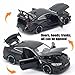 ERBADIHAGO Toy Cars Compatible for M4（M Performance Parts） 1/32 Metal Model Car Pull Back Car Toys with Light and Sound Toys Car Collectible Model for Children Age 3 + Year Old (Black)
