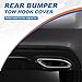 Car Rear Bumper Tow Hook Cover Fit For Mercedes-Benz W205 C-Class Sedan C300 C400 C43AMG 2019-2021(Only Applicable To Sports Models)Towing Eye Cap Trailer Cover 2058853303 (Black, Passenger Side)