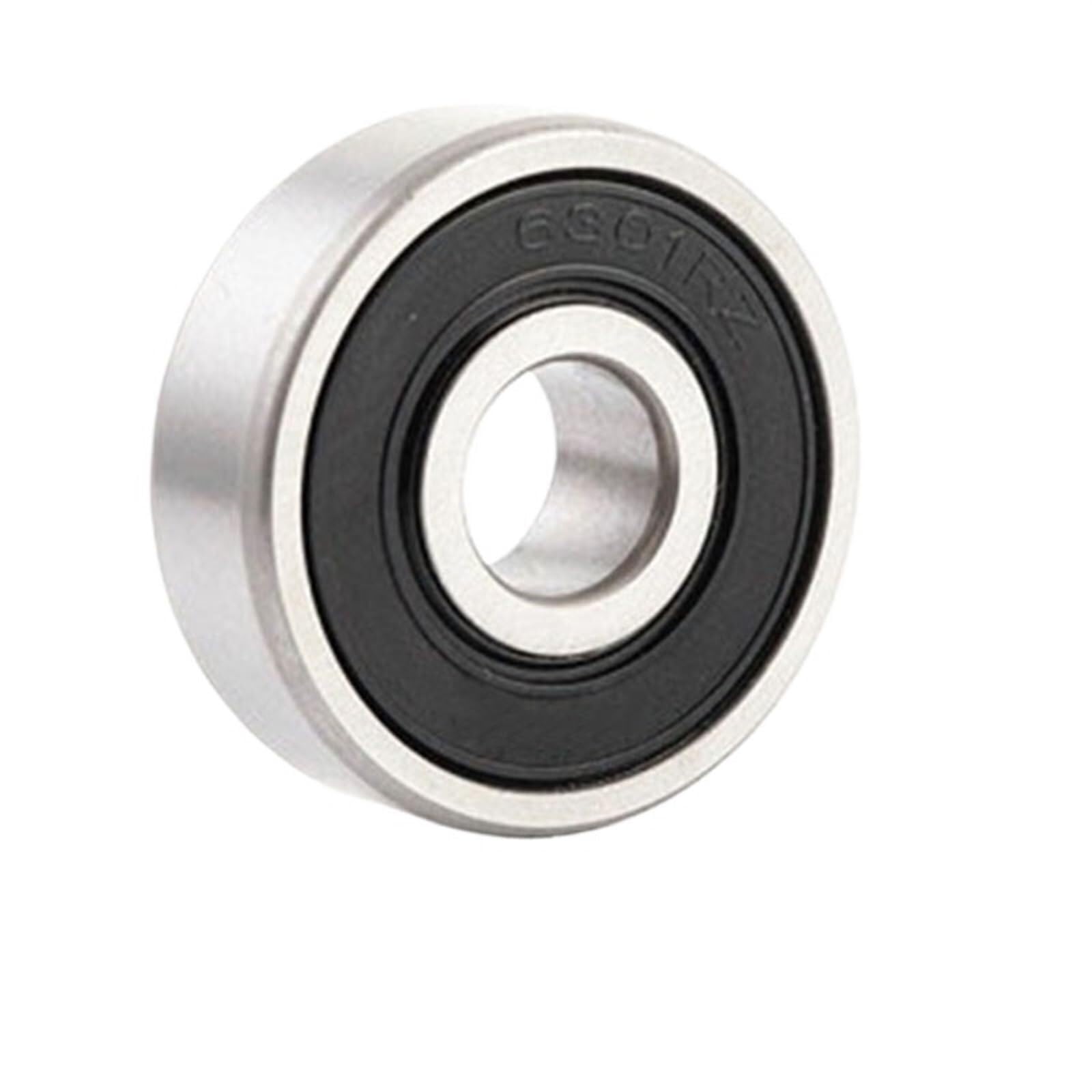 Soywim One Color Bearing, 4Pcs/Lot 6301Rz Deep Groove Ball Rolling Bearings Precision Level 6301-Rz 12 * 37 12Mm Bearing Steel Material Wear Resistance