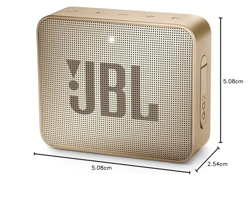 Caixa de Som Bluetooth JBL GO 2 Champagne - JBLGO2CHAMPAGNE