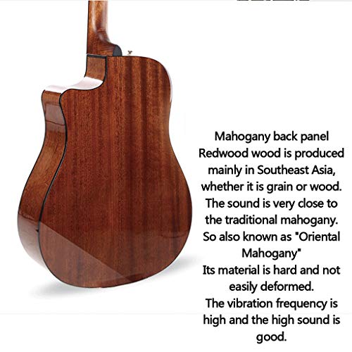 Guitars Fretted Instruments Guitar Fanta Acoustic Guitar Fanta CD60S Single Board Guitar Electric Box 41 Inch Wood… - Les Beatles, Paul McCartney, John Lennon, RIngo Starr, George Harrison Guitars Fretted Instruments Guitar Fanta Acoustic Guitar Fanta CD60S Single Board Guitar Electric Box 41 Inch Wood… – Image 5