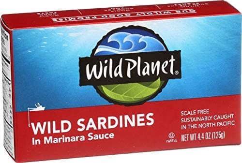 Wild Planet Wild Sardines in Marinara Sauce, 4.4 Ounce