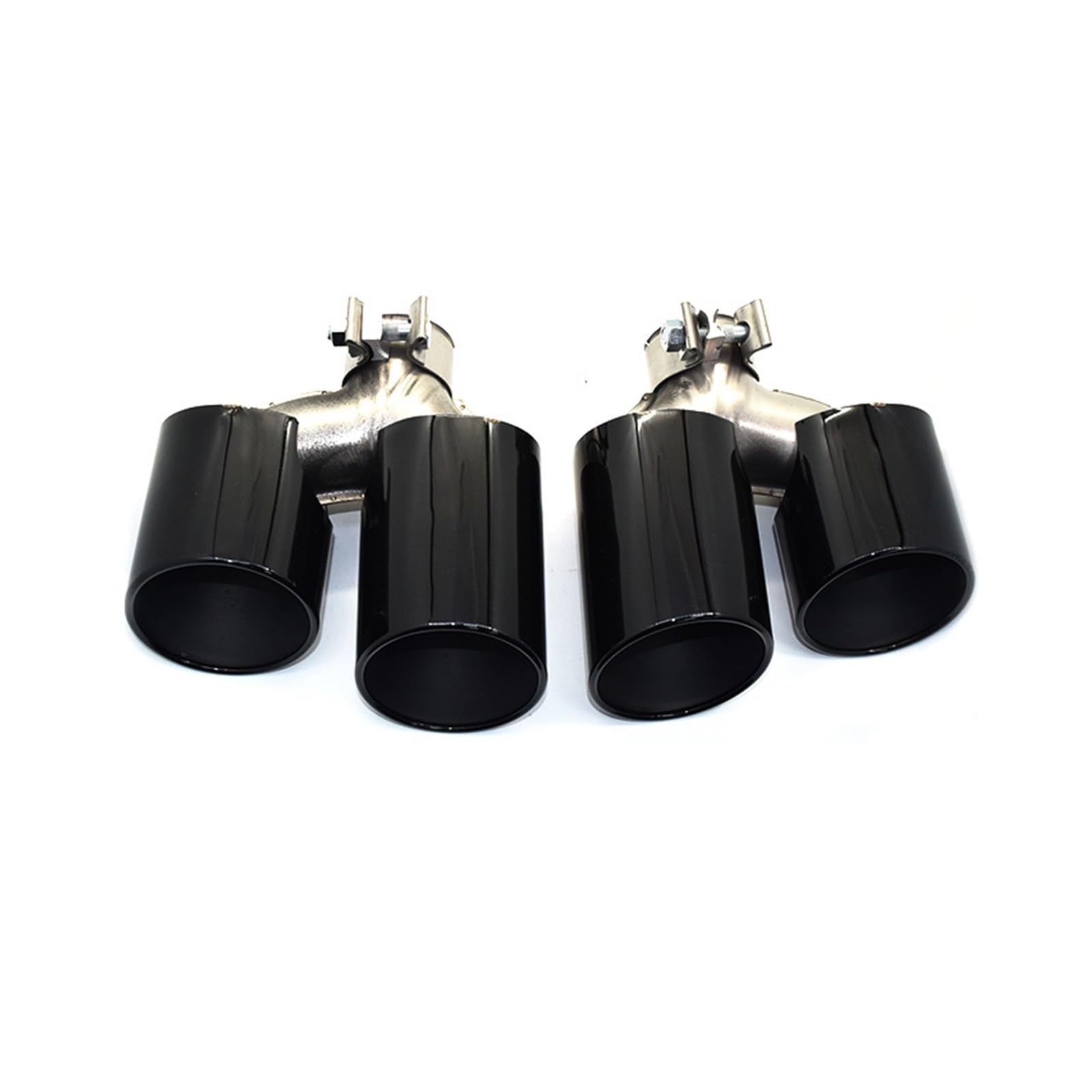 Auto Silenziatore Di Scarico Punta Rotonda In Acciaio Inox Per Alfa Per Romeo 147 156 159 Per Berlina Per Brera Per Mito Per Giulia Per Milano (Colore : Straight - 6