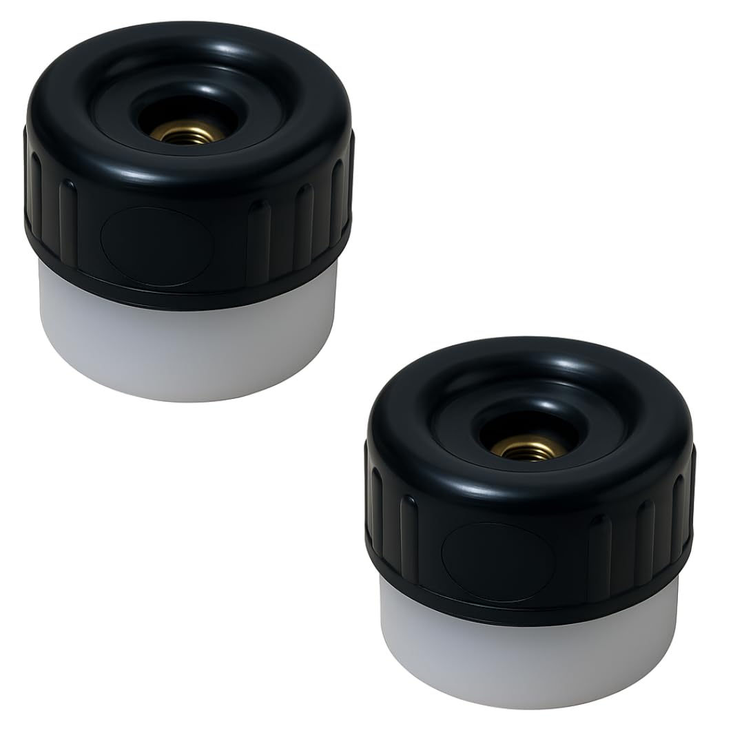 1.5 Inch Door Back Rubber Stopper | Heavy-Duty Door Stop with Rubber Tip Bumper | Wall & Door Protector, Sound Dampening for Home, Office, Hotels Pack of 3
