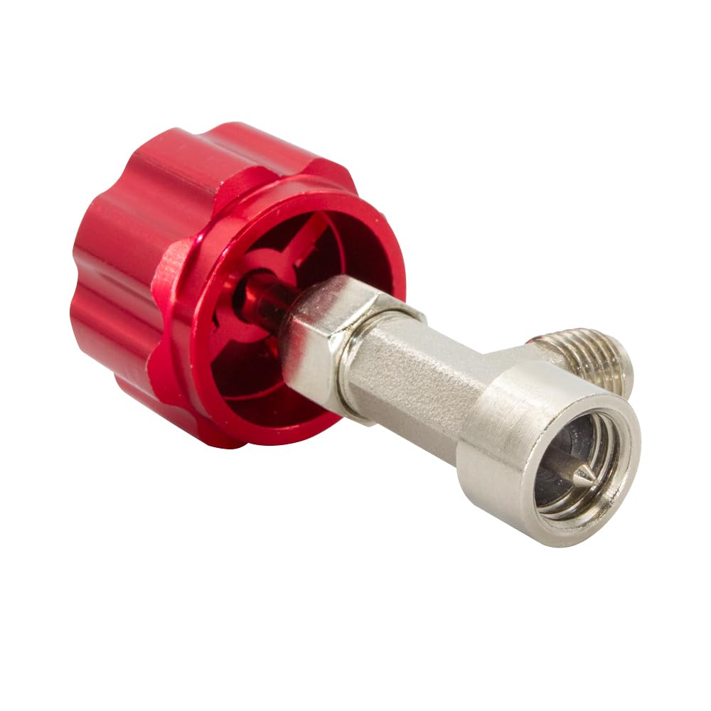Pack Gas Refrigerante Orgánico Gasica V2 Sustituto del R22, R407, R32, R410A Y R290 más Llave de paso de perforación 1/2 hembra y Mangueras con Manómetro para recarga Aire Acondicionado Split