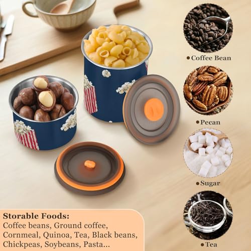 Contenedor hermético para café acero inoxidable 500 ml miniatura 6