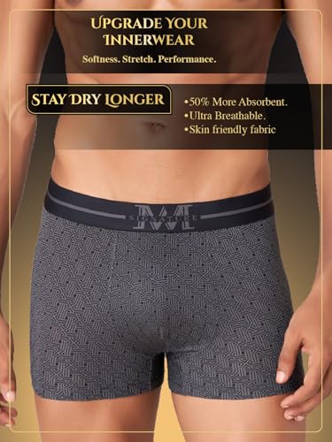 Image of Macroman M-Series MW Signature Collection By Rohit Bal Premium Modal, Spandex Mens Trunks