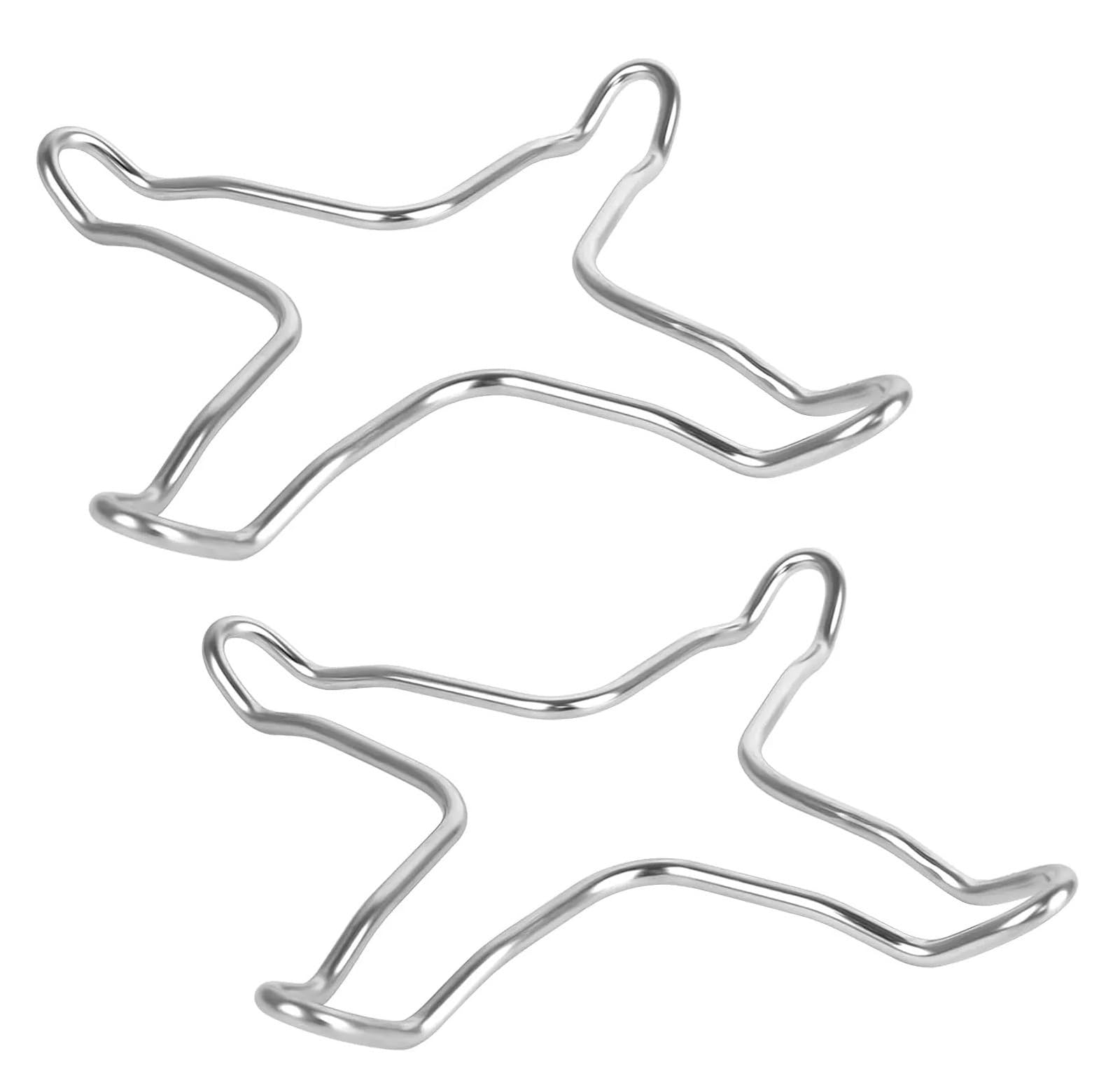 Zovloer One Color 12Pcs Gas Cooker Support Rack Stainless Steel Holder For Camping Stove Ring Heat Diffuser Pot Stand