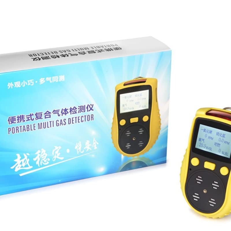 Oxygen Meter, Handheld O2 Gas Detector 0-30% Oxygen Measuring Range 0.1% Resolution, Portable O2 Gas Tester with Electrochemical Sensor, Battery Powered Oxygen Analyzer Gas Monitor