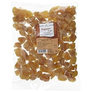 Sandos-Naturkost Ingwer Wurfel leicht kandiert, 1er Pack (1 x 1 kg)
