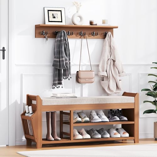 PETKABOO Bamboo Bench with Drawer