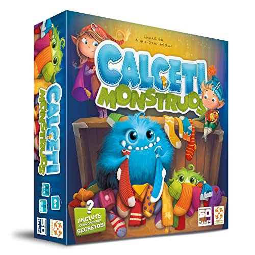 SD GAMES CALCETIMONSTRUOS - Juego de Mesa Infantil para Mayores