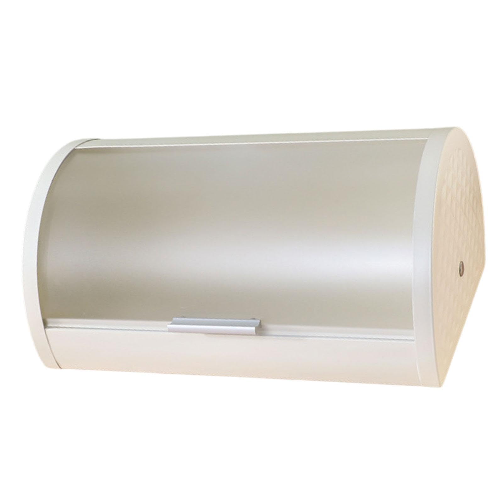 QIXCXAZ Organized Bread Storage Bin With Rolling Lid, matte lid, 37.5x26x18cm
