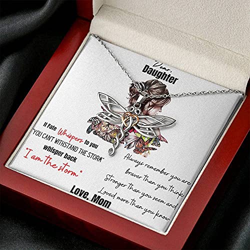 WISHICIOUS - Mother Daughter Necklace - Birthday Gift From Mom and Dad4