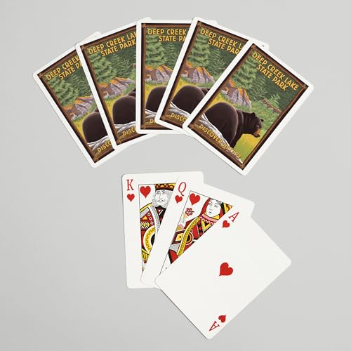 Lantern Press Deep Creek Lake, Baraja Poker 52 Naipes miniatura 7