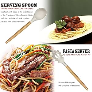 Kitchen Utensils Set- 35 PCs Cooking Utensils with Grater,Tongs, Spoon Spatula &Turner Made of Heat Resistant Food Grade Silicone and Wooden Handles Kitchen Gadgets Tools Set for Nonstick Cookware Kitchen Utensils Set 35 PCs Cooking Utensils with GraterTongs Spoon Spatula Turner Made of Heat Resistant Food Grade Silicone and Wooden Handles Kitchen Gadgets Tools Set for Nonstick Cookware