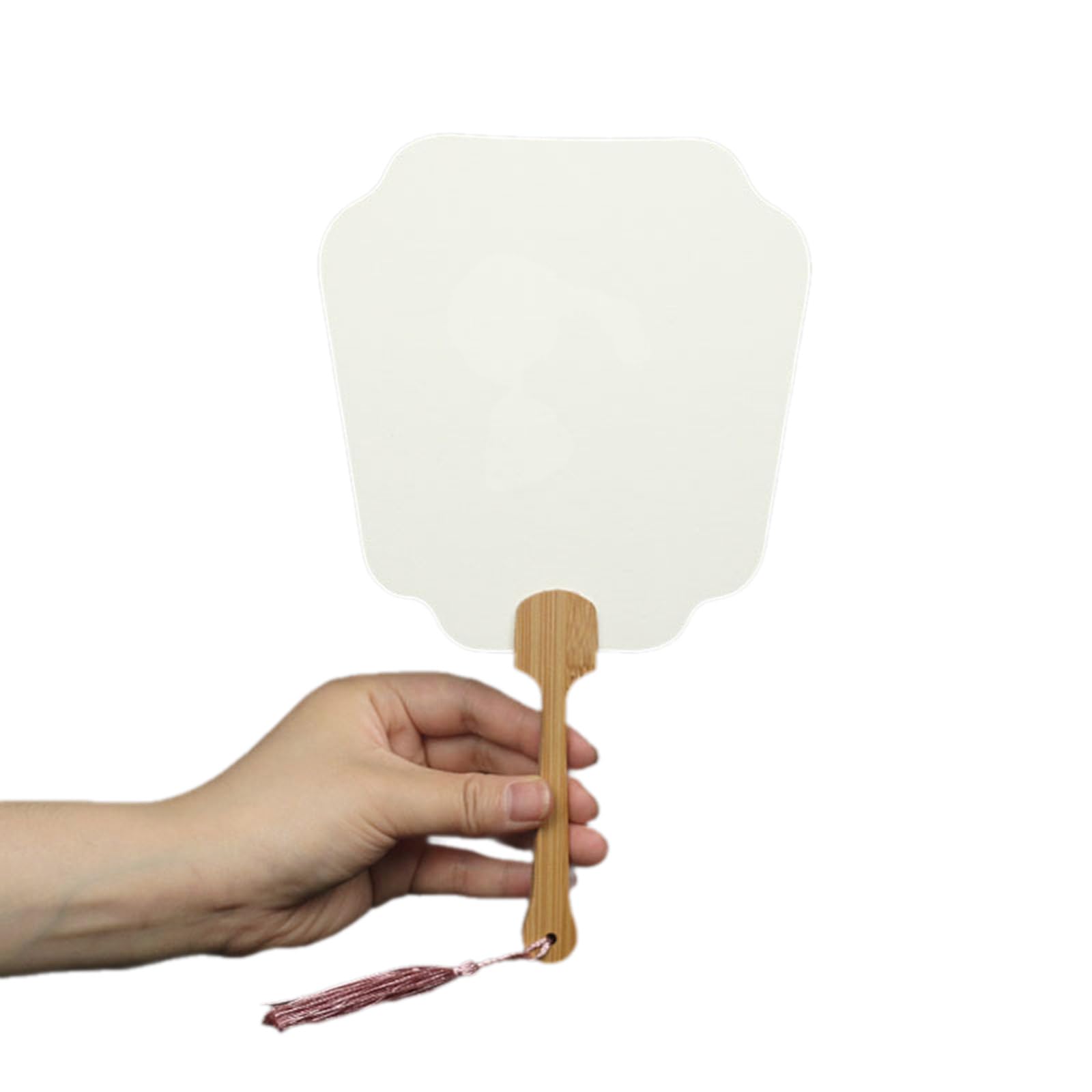 Nucelit Handheld Fan DIYs Paper Fan Calligraphys Painting Wedding Decorations Paper Handheld Craft for Enthusiasts Exhibition Supplies