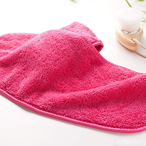 Toalha de limpeza facial reutilizável para remoção de maquiagem de fibra superfina toalha de limpeza
