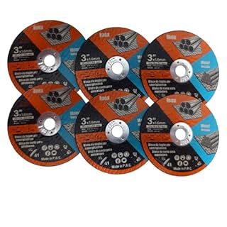 6 Dischi da Taglio 75 mm Ferro Metallo Acciaio per Smerigliatrice Angolare, 75mm, 1,6x9,5mm ultra sottili Disco Flessibili 6 Pezzi