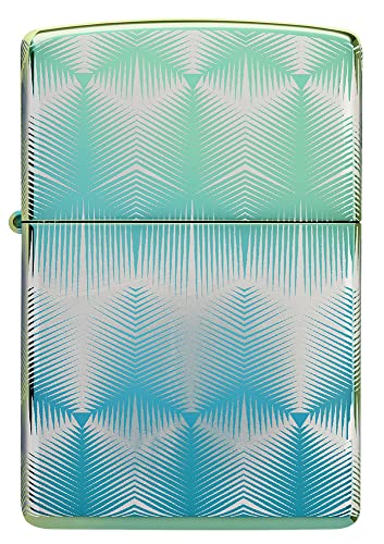Encendedor Zippo Azul brillante diseño 360 miniatura 3