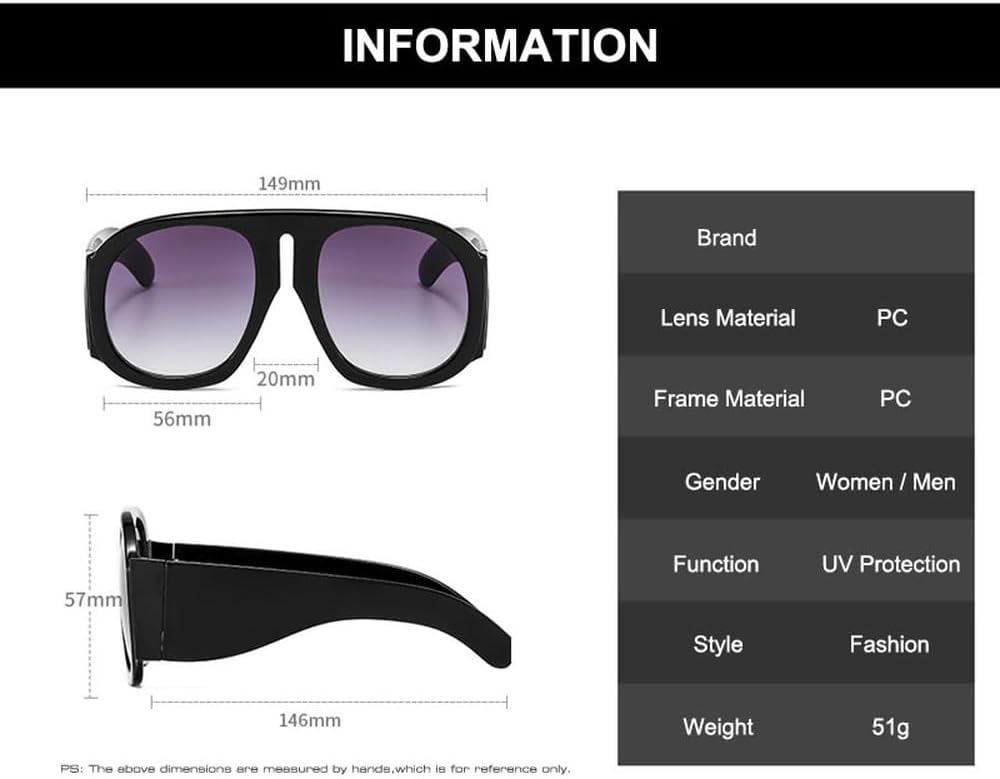 Oversize Gradient Colorful Frame Round Sunglasses UV400