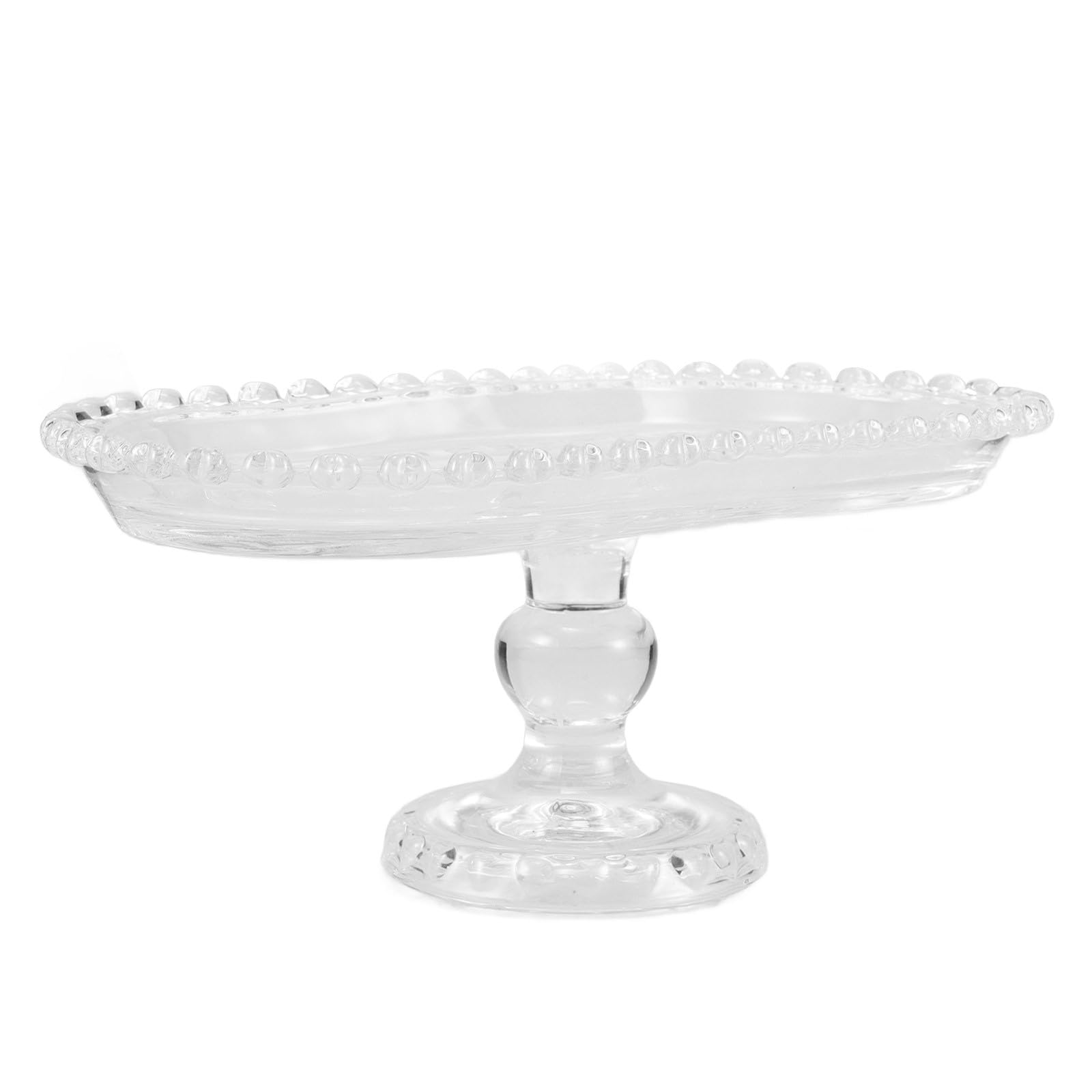 Plateau de desserts Healvian en verre cristal haut de gamme et moderne