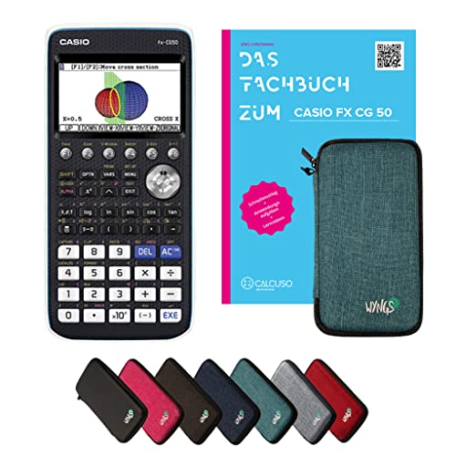Casio fx-CG50 inkl. Schutztasche Türkis & Fachbuch – Grafikrechner – Smart Set Casio fx-CG50 inkl. Schutztasche Türkis & Fachbuch – Grafikrechner – Smart Set