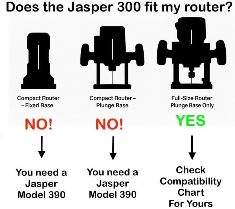Miniatura 7 de Jasper 300 Industrial Grade LTD ED Plantilla de Enrutador Cortador de Círculos - Plantilla de Círculo de Enrutador Corta Círculos Perfectos de 7 a