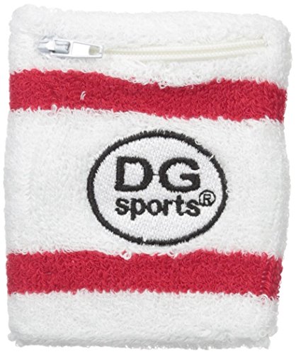 Image of Zipper Sweatband Wristband (White)
