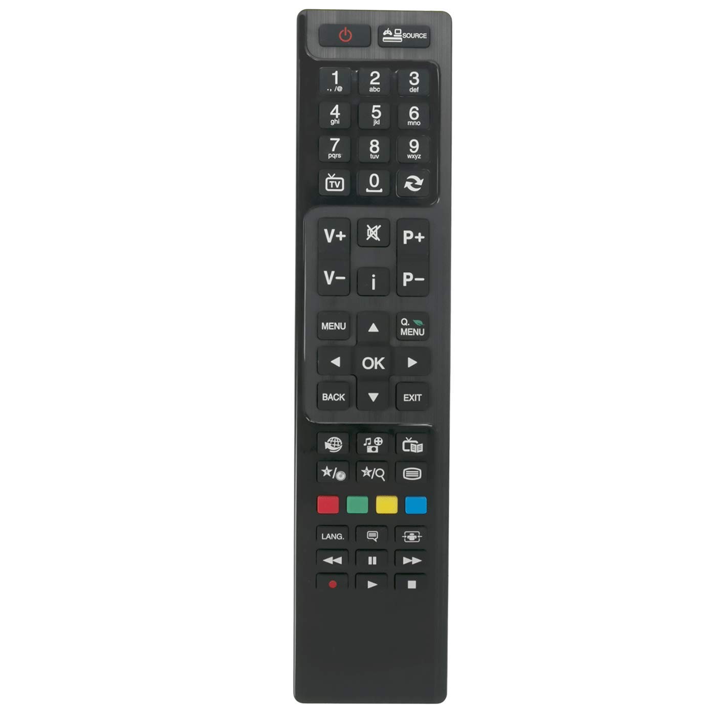 VINABTY RC4846 Afstandsbediening Voor SHARP LCD TVs LC-32LD145E 32LED900B LC -32LD145K LC-39LD145E LC-39LD145K LC-32LD145V LC-39LD145V LC-50LE756EN LC-50LE760E LC-39LE. 350V