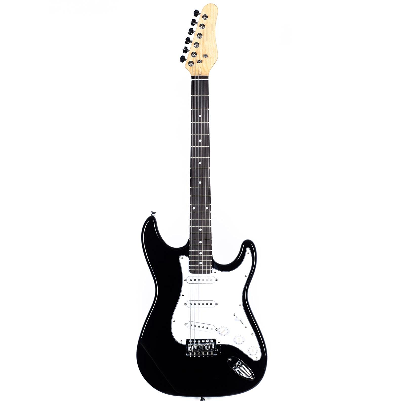 Chitarra elettrica Solid Body Gloss Paint (red) Black