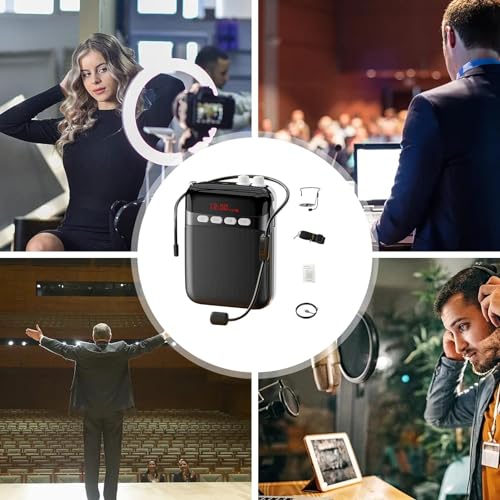 Amplificateur vocal portable rechargeable avec sangle réglable - 5