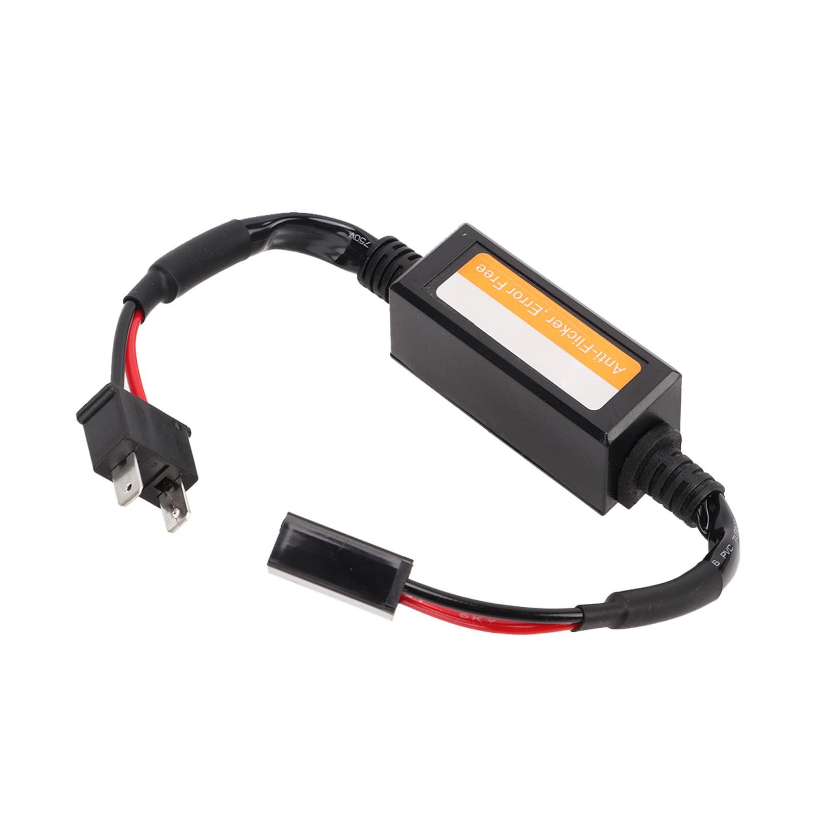 Aramox Decodificatore LED ABS H7 Resistore Anti-sfarfallio da 9 a 16V 5A Cancellatore di Codice di Errore Plug and Play per Installazione Luce di Retromarcia per Fari a LED