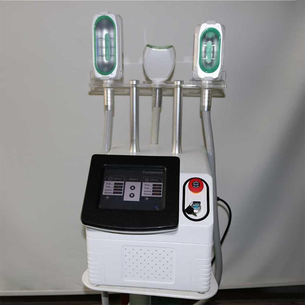 Congelamento dei Grassi Dimagrante Macchina, 360° Criolipolisi Macchina con 3 Maniglia, Massaggiatore per la Rimozione della Cellulite