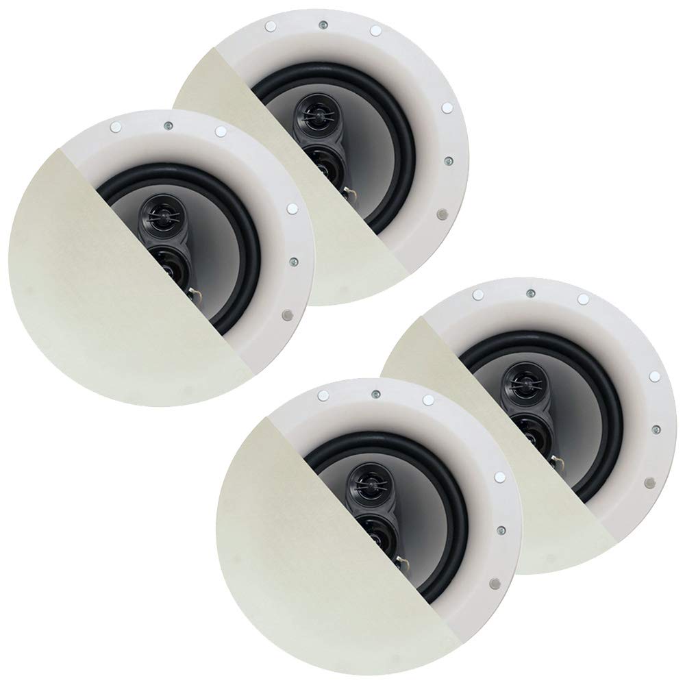 Acoustic Audio CSic84 bezramkowy głośnik sufitowy 20 cm, 2 pary, 3-drożne głośniki kina domowego