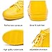 DKSUKO Women's Rain Boots Waterproof High Top Rain Shoes with Lace Up Anti-Slip Garden Shoes (5.5 B(M) US, Yellow)