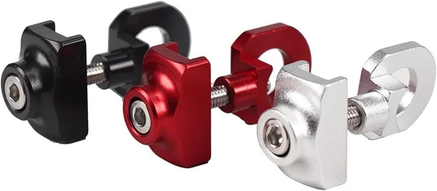 Bike Chain Tensioner 6 Pcs Aluminum Alloy Bolts for Fixing Bicycle Chain Adjusters and Tensioners, Suitable Fixed Gear Bicycles for Single Speed Bicycle Ebike Bikes