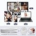 Nalezuns Ringlicht, Handy Ringleuchte, Mit DREI Farbmodi,USB-Laden, 40 LEDs Selfie Licht Geeignet für Handys,Tablets,Laptops,Zoom-Meetings,Make-up,Vlogging, Videokonferenzen,Phone