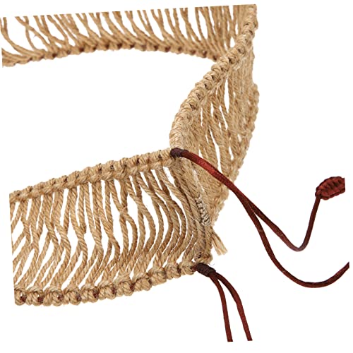 Cuerda decorativa tejida para tambor etéreo cuerda protectora práctica miniatura 7