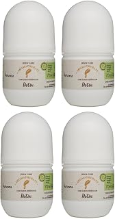 Kit 4 Desodorante Roll On Detox Aromatherapy Via Aroma 70ml - Vegano, sem alumínio, com óleos essenciais