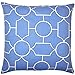 Kolekcja poduszek samoset geometryczna poszewka na poduszkę z motywem szambray, bawełniany niebieski, 43425 x 43425 x 15195 cm
