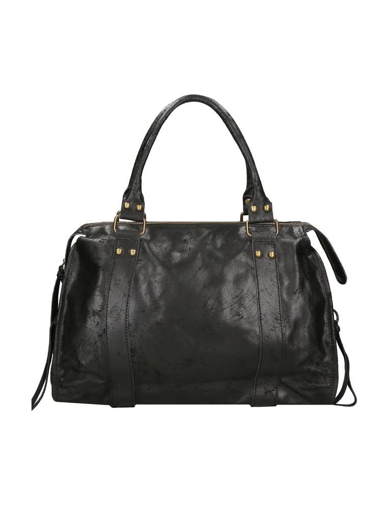Gave Lux Sac à Bandoulière Femme en Cuir Véritable, Fait Main en Italie - Grand Sac Élégant Pour Usage Quotidien - Design Italien Authentique GLX220609023FBG-PARENTS 41 x 28 x 13 cm