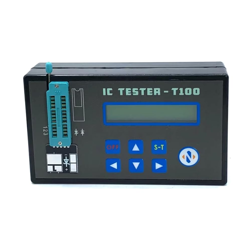 Tester Integrato A LED per Circuiti Integrati, Transistor e Circuiti IC In Generale per Testare Chip Logici 74HC, 74LS, CD40 e 45/145.