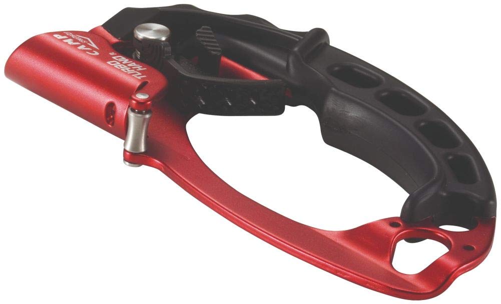 CAMP Turbohand Ascender - Rope Climbing Device With Roller, Ergonomic Handle For Safety & Efficiency